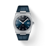 Tissot PRX Blue Dial Blue Leather Strap Watch for Men - T137.410.16.041.00