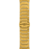 Tissot PRX Champagne Yellow Gold Dial Gold Steel Strap Watch for Men - T137.410.33.021.00