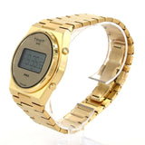 Tissot PRX Digital Quartz Gold Dial Gold Steel Strap Watch for Men - T137.463.33.020.00