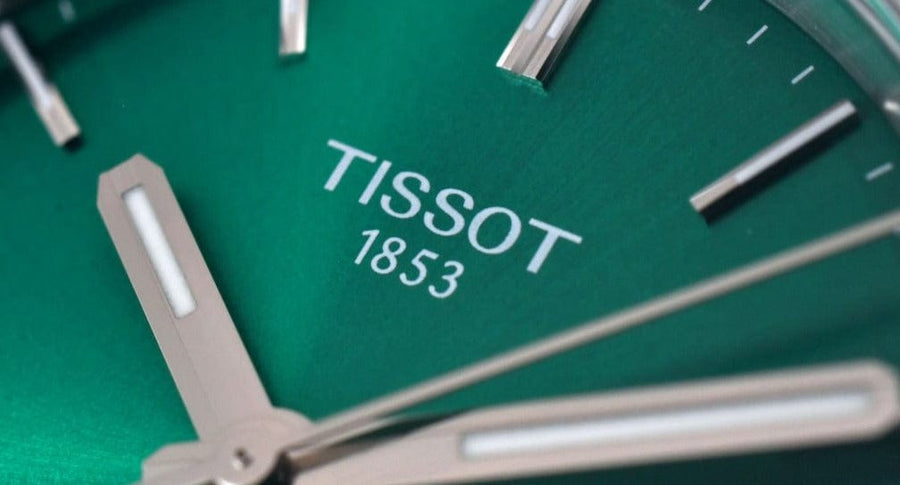 Tissot PRX Green Dial Silver Steel Strap Watch for Women - T137.210.11.081.00