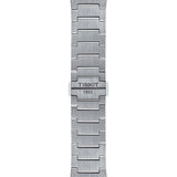Tissot PRX Powermatic 80 Automatic 18K Gold Blue Dial Silver Steel Strap Watch for Men - T931.407.41.041.00