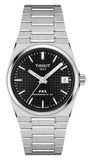 Tissot PRX Powermatic 80 Black Dial Silver Steel Strap Watch for Men - T137.207.11.051.00