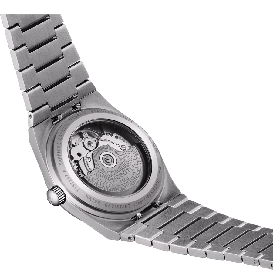 Tissot PRX Powermatic 80 Blue Dial Silver Steel Strap Watch for Men - T137.207.11.041.00