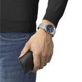 Tissot PRX Powermatic 80 Blue Dial Silver Steel Strap Watch for Men - T137.407.11.041.00
