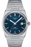Tissot PRX Powermatic 80 Blue Dial Silver Steel Strap Watch for Men - T137.407.11.041.00