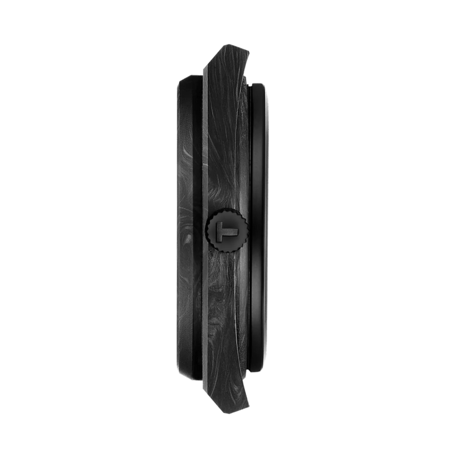 Tissot PRX Powermatic 80 Carbon Black Dial Black Rubber Strap Watch for Men - T137.907.97.201.00