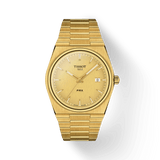 Tissot PRX Powermatic 80 Gold Dial Gold Steel Strap Watch for Men - T137.207.33.021.00