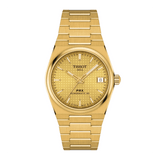 Tissot PRX Powermatic 80 Gold Dial Gold Steel Strap Watch for Men - T137.207.33.021.00