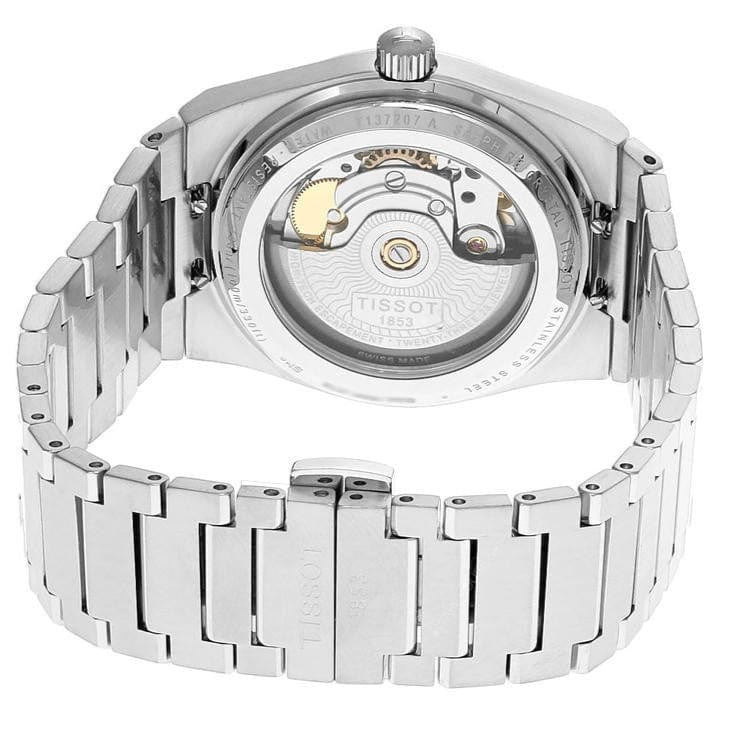 Tissot PRX Powermatic 80 Green Dial Silver Steel Strap Watch for Men - T137.207.11.091.00