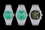 Tissot PRX Powermatic 80 Light Green Dial Silver Steel Strap Watch for Men - T137.207.11.091.01