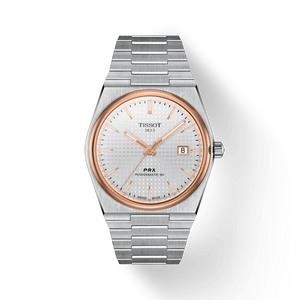 Tissot PRX Powermatic 80 Silver Dial Silver Steel Strap Watch For Men - T1374072203100