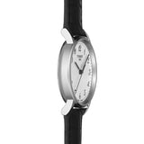 Tissot Everytime Small White Dial Black Leather Strap Watch For Women - T109.210.16.032.00