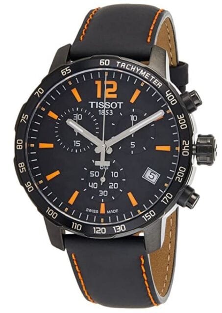 Tissot Quickster Chronograph Black Dial Watch For Men - T095.417.36.057.00
