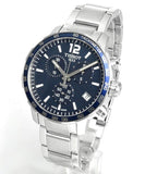 Tissot Quickster Chronograph Blue Dial Watch For Men - T095.417.11.047.00