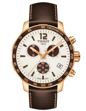 Tissot Quickster Chronograph Silver Dial Watch For Men - T095.417.36.037.01
