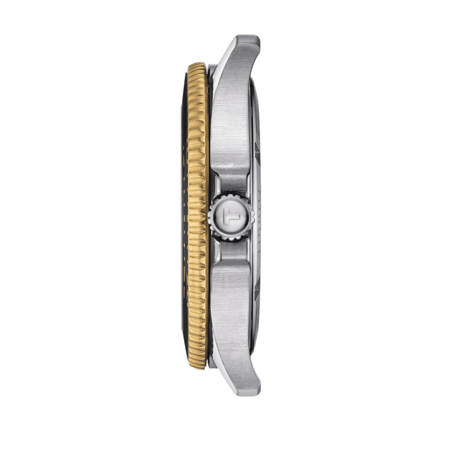 Tissot Seastar 1000 Black Dial Black Rubber Strap Watch For Men - T120.410.27.051.00
