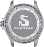 Tissot Seastar 1000 Black Dial Silver Steel Strap Watch For Men - T120.410.11.051.00