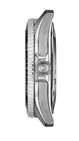 Tissot Seastar 1000 Black Dial Silver Steel Strap Watch For Men - T120.410.11.051.00