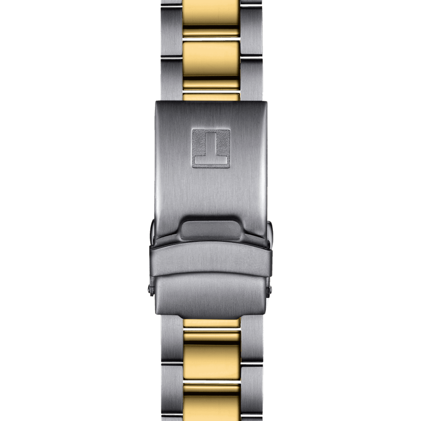 Tissot Seastar 1000 Black Dial Two Tone Steel Strap Watch For Men - T120.410.22.051.00