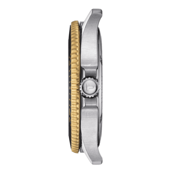 Tissot Seastar 1000 Black Dial Two Tone Steel Strap Watch For Men - T120.410.22.051.00