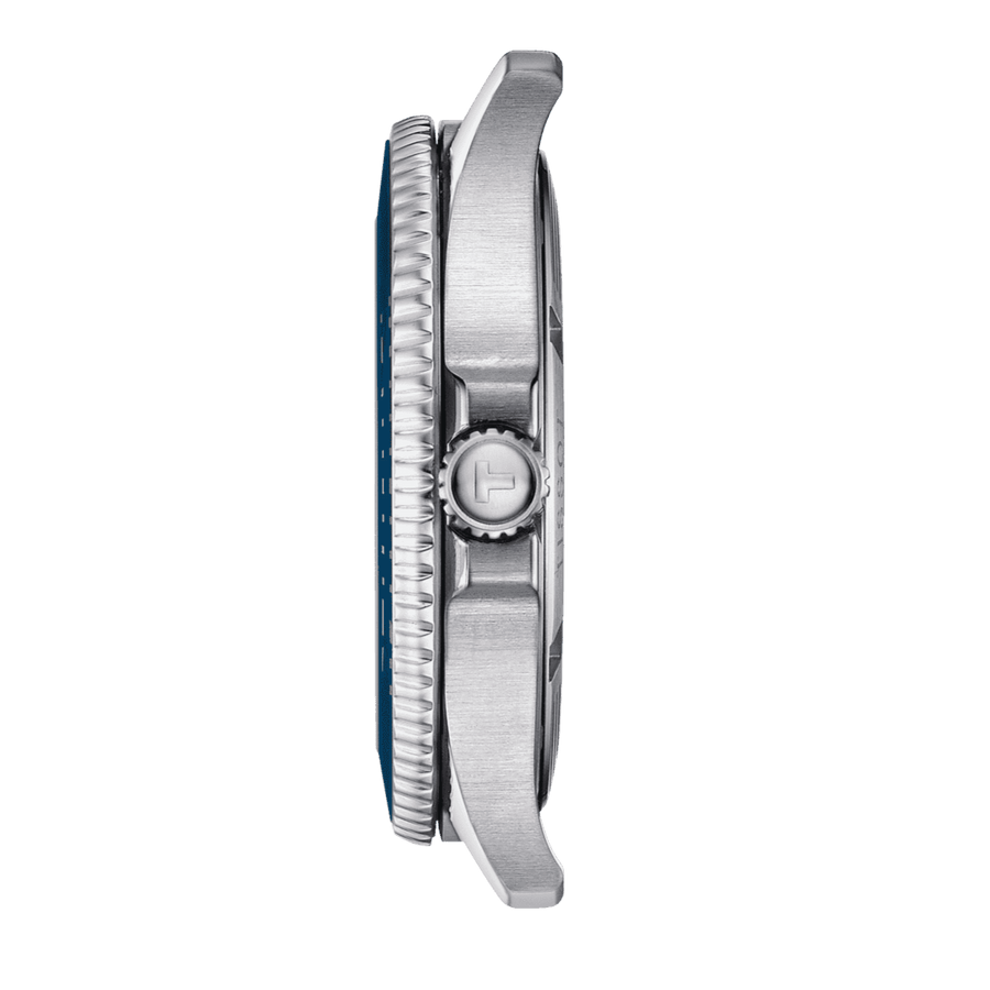 Tissot Seastar 1000 Blue Dial Silver Steel Strap Watch For Men - T120.410.11.041.00