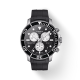Tissot Seastar 1000 Chronograph Black Dial Black Rubber Strap Watch For Men - T120.417.17.051.00