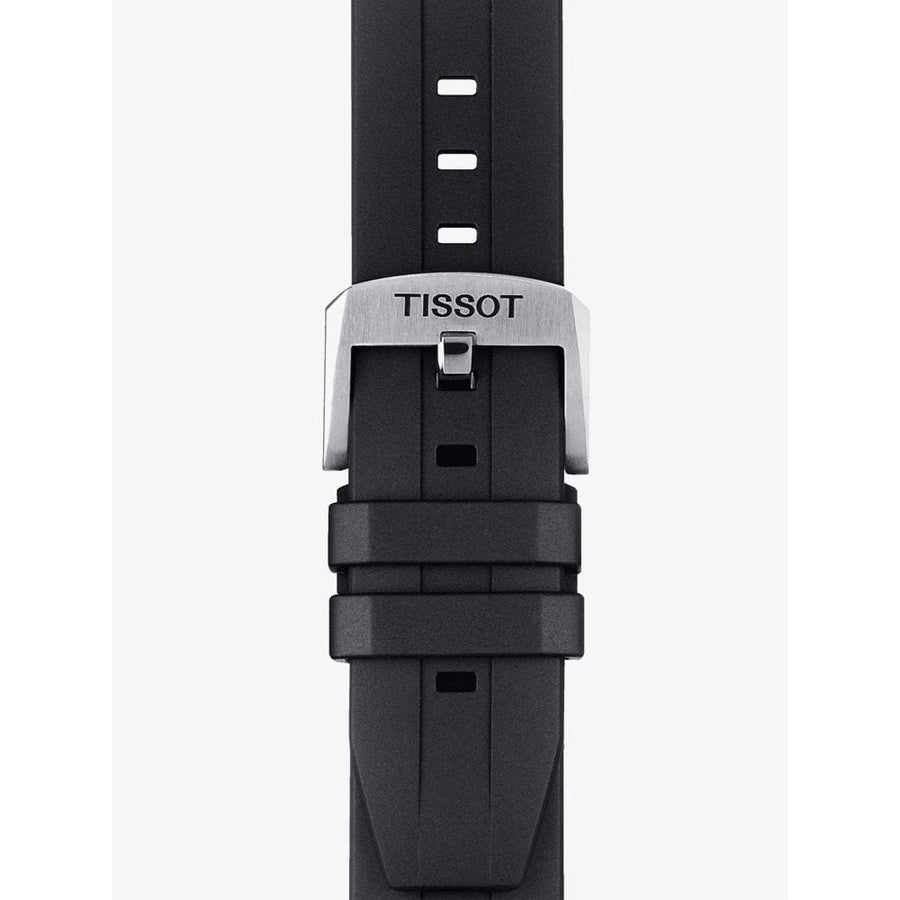 Tissot Seastar 1000 Chronograph Black Dial Black Rubber Strap Watch For Men - T120.417.17.051.02