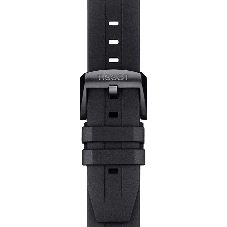 Tissot Seastar 1000 Chronograph Black Dial Black Rubber Strap Watch For Men - T120.417.37.051.00