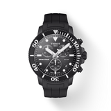 Tissot Seastar 1000 Chronograph Black Dial Black Rubber Strap Watch For Men - T120.417.37.051.02