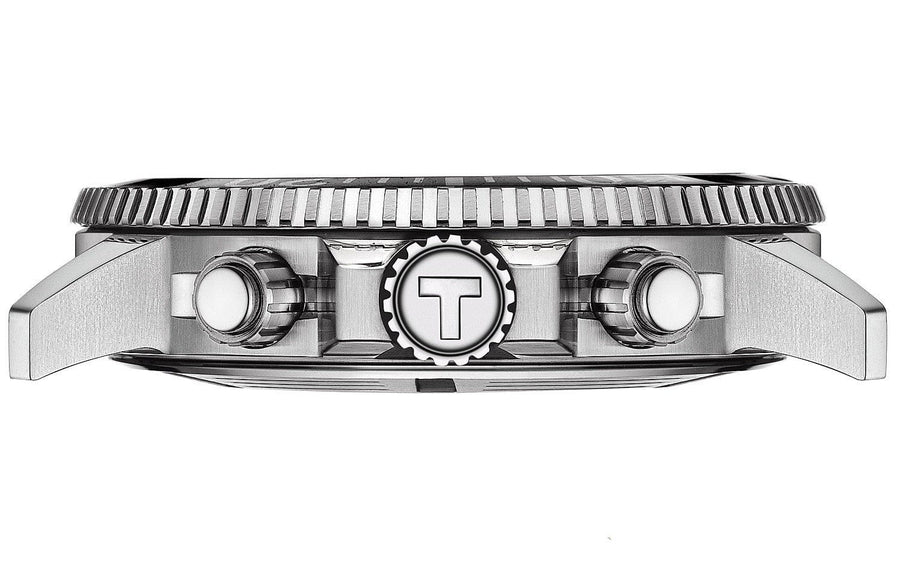 Tissot Seastar 1000 Chronograph Black Dial Silver Steel Strap Watch For Men - T120.417.11.051.00