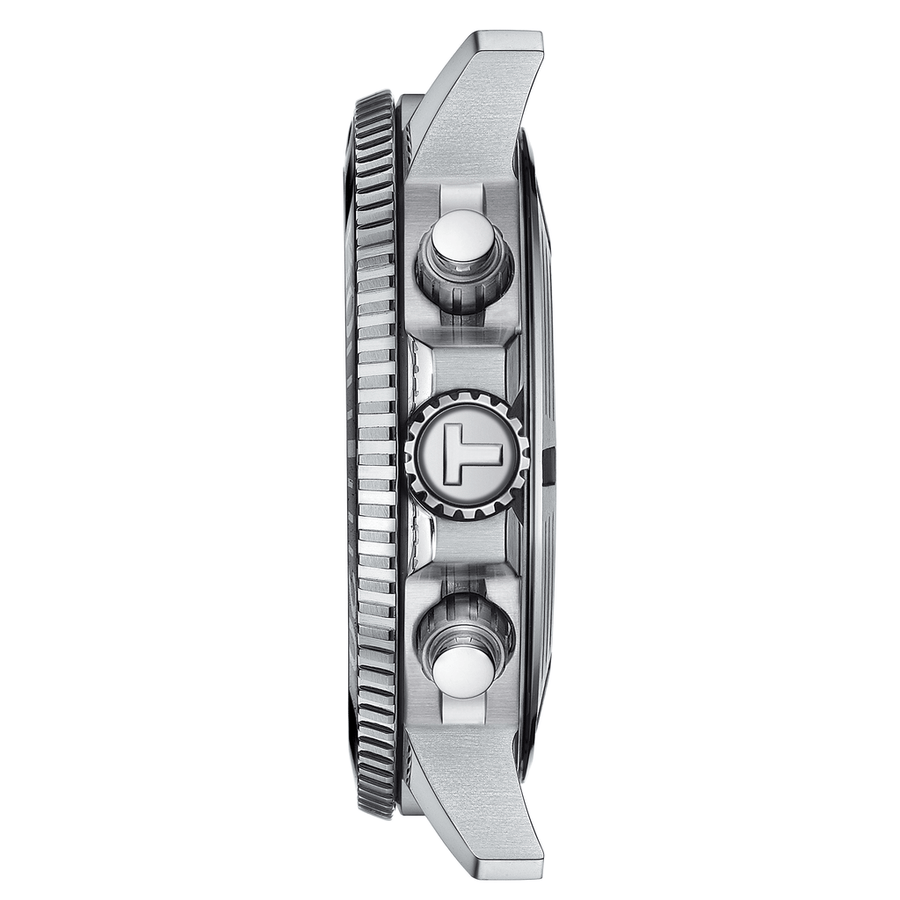 Tissot Seastar 1000 Chronograph Blue Dial Black Rubber Strap Watch For Men - T120.417.17.041.00