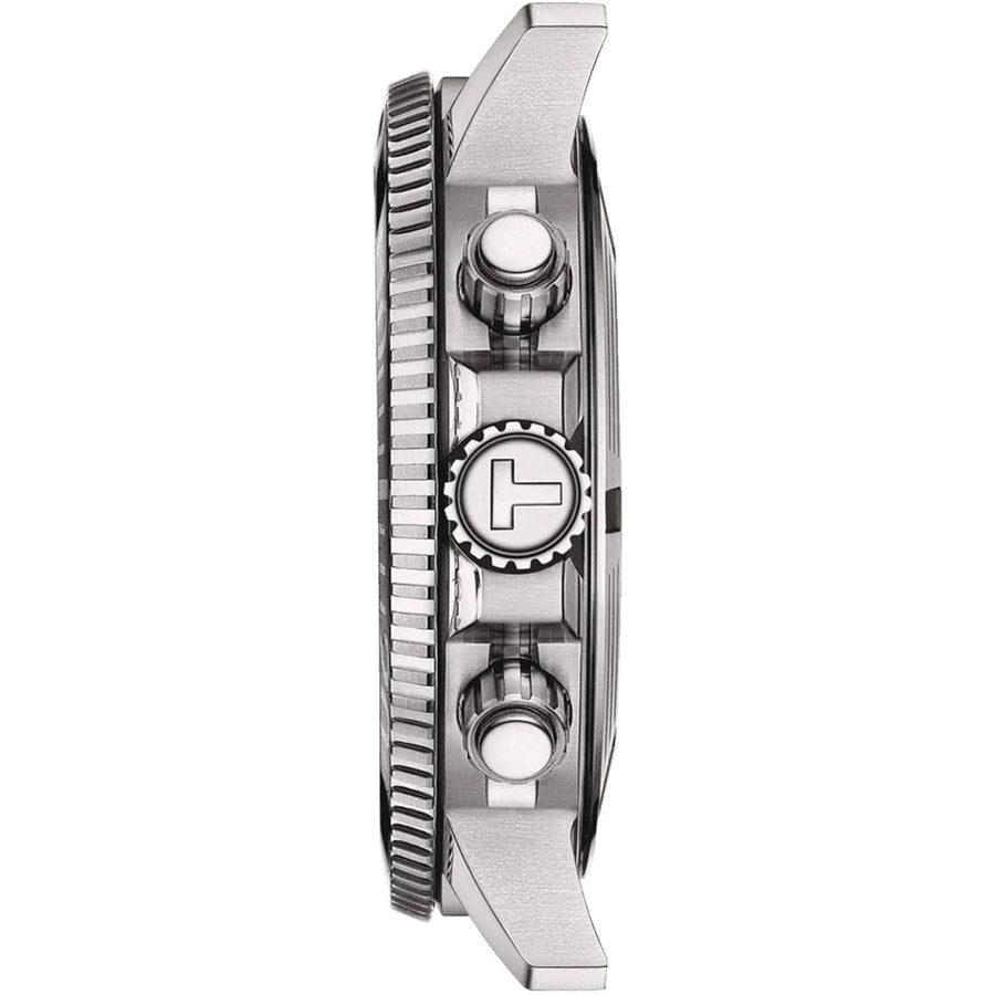 Tissot Seastar 1000 Chronograph Blue Dial Silver Mesh Bracelet Watch For Men - T120.417.11.041.02