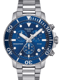 Tissot Seastar 1000 Chronograph Blue Dial Silver Steel Strap Watch For Men - T120.417.11.041.00