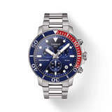 Tissot Seastar 1000 Chronograph Blue Dial Silver Steel Strap Watch For Men - T120.417.11.041.03