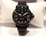 Tissot Seastar 1000 Powermatic 80 Black Dial Black Rubber Strap Watch For Men - T120.407.37.051.00