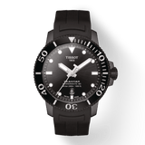 Tissot Seastar 1000 Powermatic 80 Black Dial Black Rubber Strap Watch For Men - T120.407.37.051.00