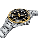 Tissot Seastar 1000 Powermatic 80 Black Dial Two Tone Steel Strap Watch For Men - T120.407.22.051.00
