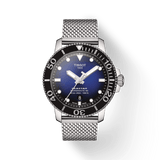 Tissot Seastar 1000 Powermatic 80 Blue Dial SIlver Mesh Bracelet Watch For Men - T120.407.11.041.02