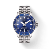 Tissot Seastar 1000 Powermatic 80 Blue Dial Silver Steel Strap Watch For Men - T120.407.11.041.00