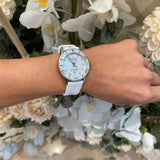 Tissot Seastar 1000 Quartz Mother of Pearl Dial White Rubber Strap Watch for Women - T120.210.17.116.00