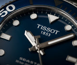 Tissot Seastar 1000 Lady Blue Dial Silver Steel Strap Watch For Women - T120.210.11.041.00