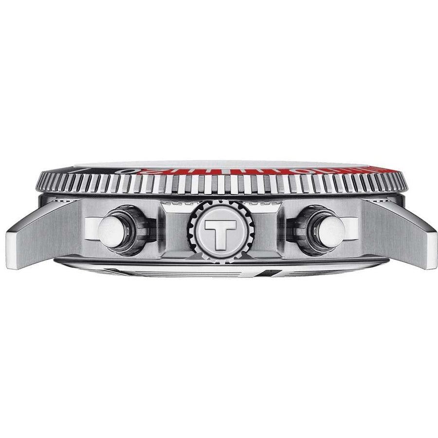 Tissot Seastar 1000 Chronograph Black Dial Silver Steel Strap Watch For Men - T120.417.11.051.01