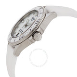 Tissot Seastar 1000 Quartz Mother of Pearl Dial White Rubber Strap Watch for Women - T120.210.17.116.00