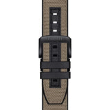 Tissot Supersport Chrono Black Dial Beige Nylon Strap Watch For Men - T125.617.37.051.01