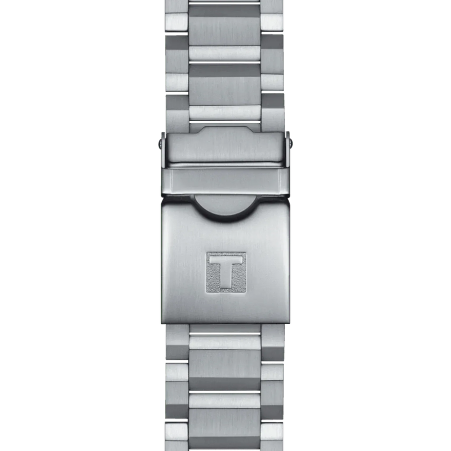 Tissot Supersport Chrono Black Dial Silver Steel Strap Watch For Men - T125.617.21.051.00