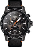 Tissot Supersport Chrono Grey Dial Black Nylon Strap Watch For Men - T125.617.36.081.00