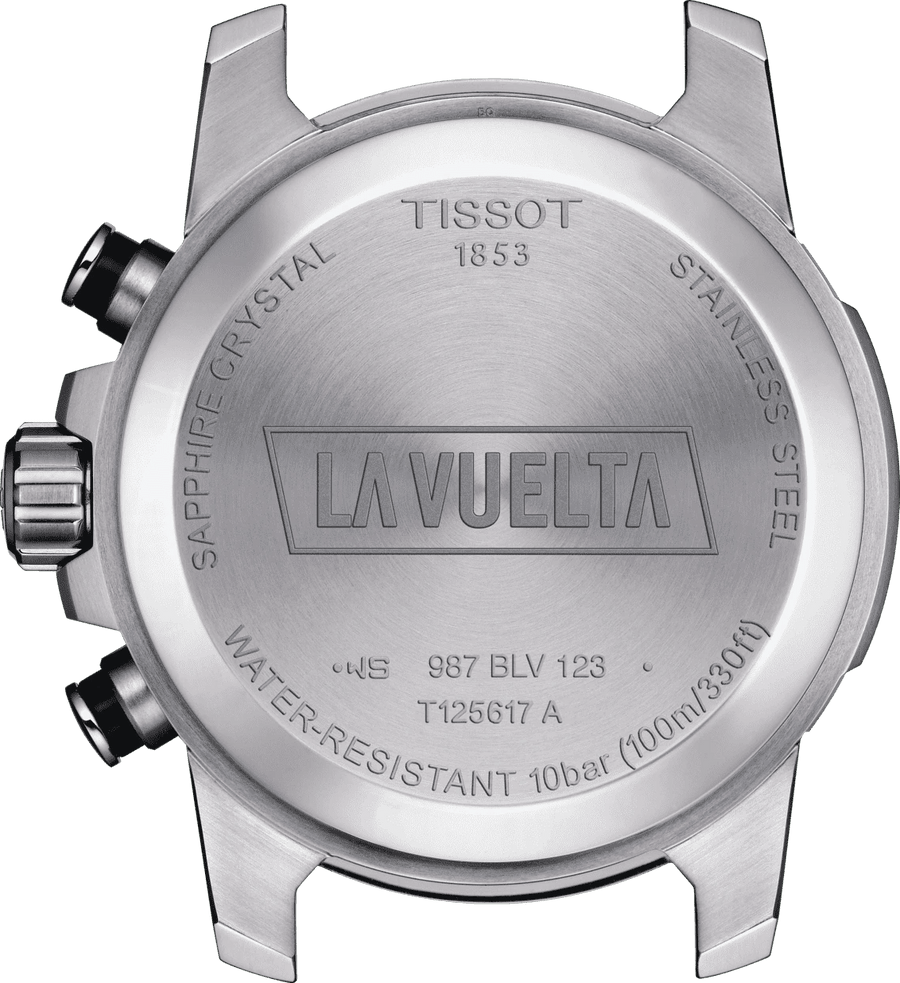 Tissot Supersport Vuelta Special Edition Chrono Black Dial Black Nylon Strap Watch for Men - T125.617.17.051.01
