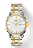 Tissot T Classic Automatics III White Dial Two Tone Steel Strap Watch For Men - T065.430.22.031.00