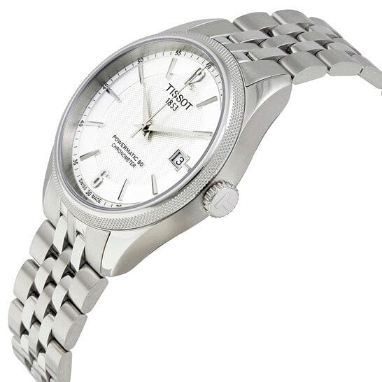 Tissot Ballade Powermatic 80 Cosc Silver Dial Silver Steel Strap Watch For Men - T108.408.11.037.00