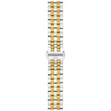 Tissot T Classic Bridgeport Automatic Mother of Pearl Dial Two Tone Steel Strap Watch for Women - T097.410.22.116.00